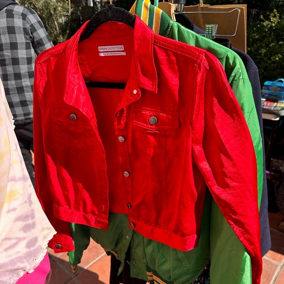 Retro Urban Outfitters Satin Jacket/Top - Picture 3 of 3